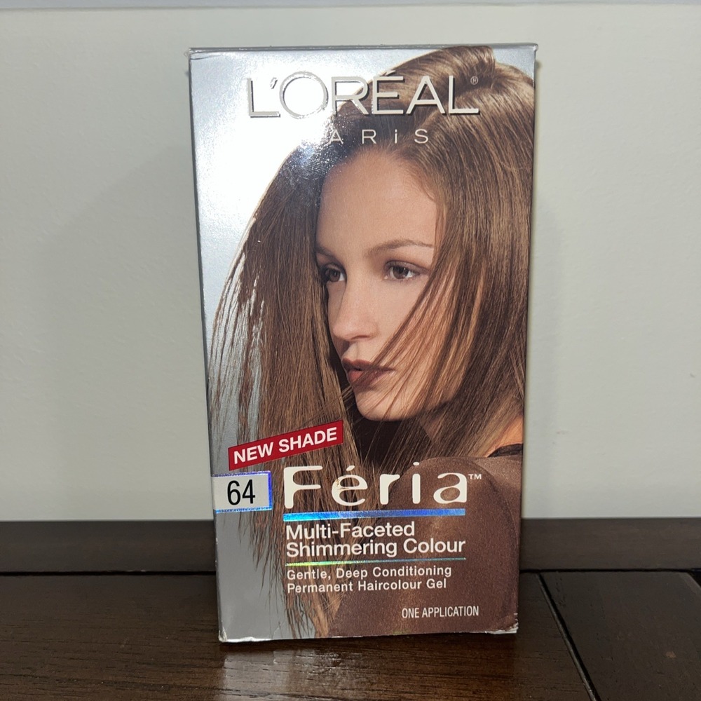 Loreal Feria Shimmering Highlighting 64 Creme Brulee Golden Brown Discontinued